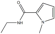N-Ethyl-1-methylpyrrole-2-carboxamide 구조식 이미지