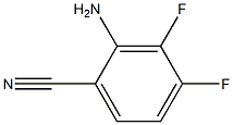 2-amino-3,4-difluorobenzonitrile 구조식 이미지