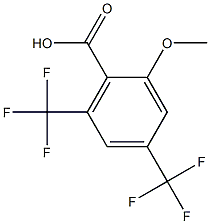 4,6-ditrifluoromethyl-2-methoxybenzoic acid 구조식 이미지
