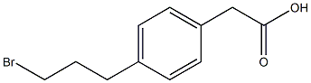 2-(4-(3-bromopropyl)phenyl)acetic acid 구조식 이미지