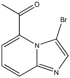 1-(3-bromoimidazo[1,2-a]pyridin-5-yl)ethanone 구조식 이미지