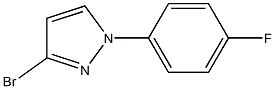 3-bromo-1-(4-fluorophenyl)-1H-pyrazole 구조식 이미지