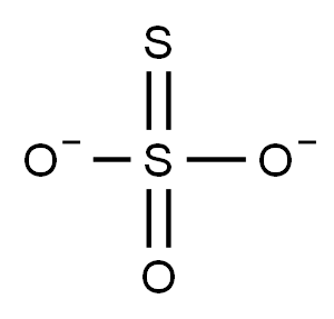Thiosulfate standard 구조식 이미지