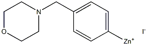 4-[(4-Morpholino)methyl]phenylzinc iodide solution 0.25 in THF Structure