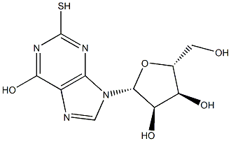 2-Mercaptoinosine Structure