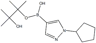 1-Cyclopentyl-1H-pyrazole-4-boronic acid pinacol ester Structure