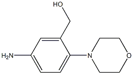 (5-amino-2-morpholin-4-ylphenyl)methanol Structure