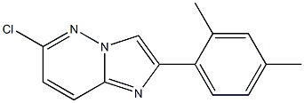 6-chloro-2-(2,4-dimethylphenyl)imidazo[1,2-b]pyridazine Structure