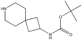 tert-butyl 7-azaspiro[3.5]non-2-ylcarbamate Structure