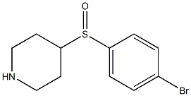 4-(4-Bromo-benzenesulfinyl)-piperidine Structure