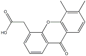 2-(5,6-dimethyl-9-oxo-9H-xanthen-4-yl)acetic acid Structure