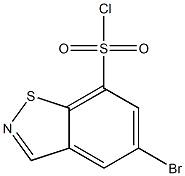 5-Bromo-benzo[d]isothiazole-7-sulfonyl chloride Structure