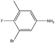 3-bromo-4-fluoro-5-methylaniline 구조식 이미지