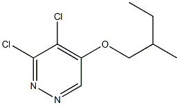 5-(2-methylbutoxy)-3,4-dichloropyridazine 구조식 이미지