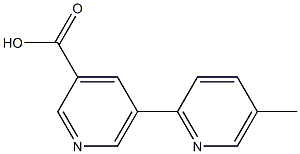 5-(5-methylpyridin-2-yl)pyridine-3-carboxylic acid 구조식 이미지