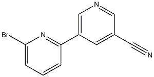 5-(6-bromopyridin-2-yl)pyridine-3-carbonitrile Structure