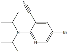 5-bromo-2-(diisopropylamino)pyridine-3-carbonitrile Structure