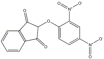 2-(2,4-dinitrophenoxy)-1H-indene-1,3(2H)-dione Structure