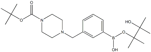 3-(4-Boc-1-piperazinylMethyl)benzeneboronic acid pinacol ester, 95% Structure