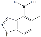 5-Methyl-1H-indazole-4-boronic acid Structure