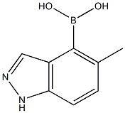 5-Methyl-1H-indazole-4-boronic acid 구조식 이미지