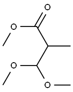 Methyl 3,3-dimethoxy-2-methylpropanoate Structure