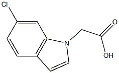 (6-Chloro-1H-indol-1-yl)acetic acid 구조식 이미지