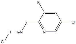 (5-Chloro-3-fluoropyridin-2-yl)methylamine hydrochloride Structure