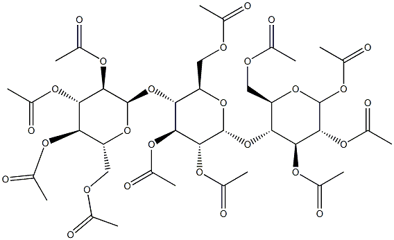 D-Maltotriose undecaacetate Structure