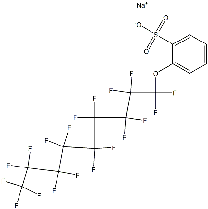 Sodium perfluorononyloxybenzenesulfonate 구조식 이미지