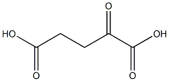 A-ketoglutaric acid 구조식 이미지