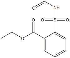 Ethyl 2-(formylaminosulfonyl)benzoate Structure