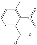 6-methyl-2-methoxycarbonylbenzenesulfonyl Structure