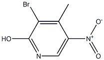 2-hydroxy 3-bromo-4-methyl-5-nitropyridine Structure