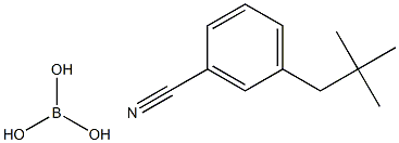 Neopentyl 3-cyanobenzeneborate Structure