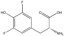 3,5-difluoro-D-tyrosine Structure