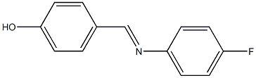 4-{[(4-fluorophenyl)imino]methyl}phenol 구조식 이미지