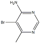 4-methyl-5-bromo-6-aminopyrimidine 구조식 이미지