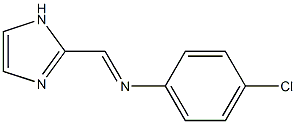 4-chloro-N-(1H-imidazol-2-methylene)aniline 구조식 이미지