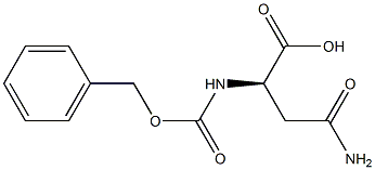 CBZ-D-asparagine Structure