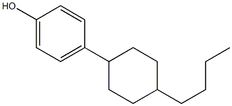 4-(4-butylcyclohexyl)phenol 구조식 이미지