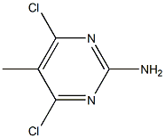 5-methyl-4,6-dichloro-2-aminopyrimidine 구조식 이미지