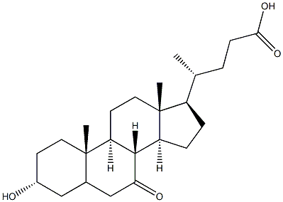 7-oxo-lithocholic acid 구조식 이미지