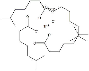 Titanium isooctanoate 구조식 이미지