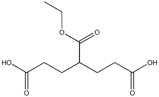 4-(ethoxycarbonyl)heptanedioic acid Structure