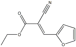 ethyl 2-cyano-3-(2-furyl)acrylate 구조식 이미지