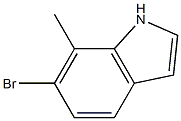 6-bromo-7-methyl-1H-indole Structure