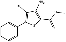 methyl 3-amino-4-bromo-5-phenylthiophene-2-carboxylate Structure