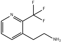 2-(2-Trifluoromethyl-pyridin-3-yl)-ethylamine 구조식 이미지
