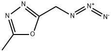 2-(azidomethyl)-5-methyl-1,3,4-oxadiazole Structure